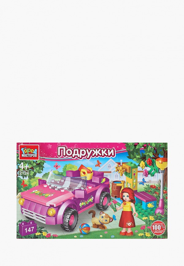 

Конструктор Город Мастеров, Разноцветный, "Воскресная прогулка", 147 деталей