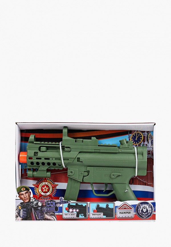 

Игрушечное оружие Играем Вместе, Хаки, "Автомат"