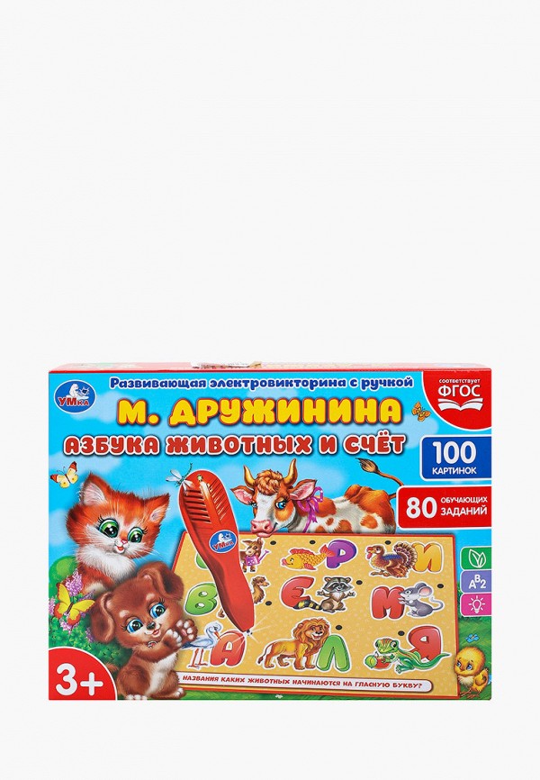 

Игрушка интерактивная Умка, Разноцветный, "Электровикторина"