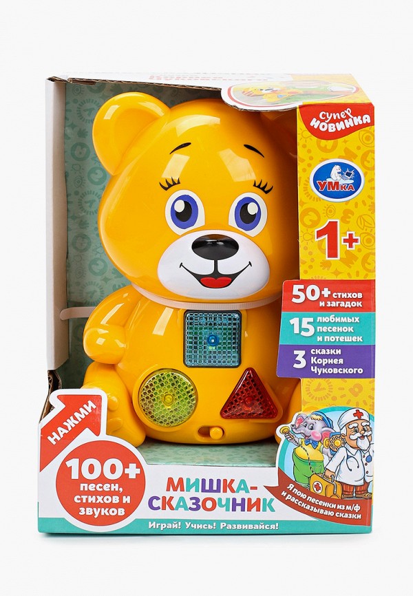 

Игрушка интерактивная Умка, Желтый, "Мишка-сказочник"