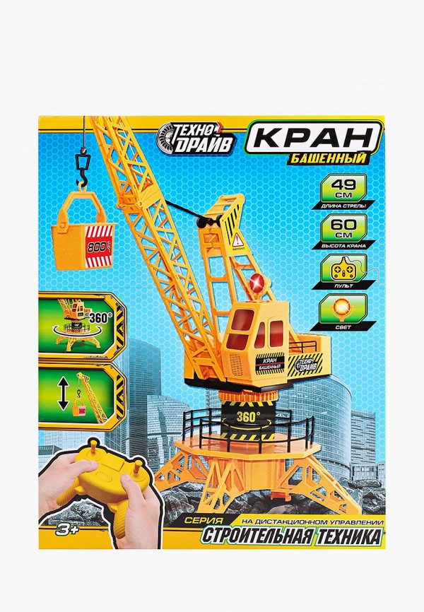 

Игрушка радиоуправляемая Технодрайв, Разноцветный, "Башенный кран"