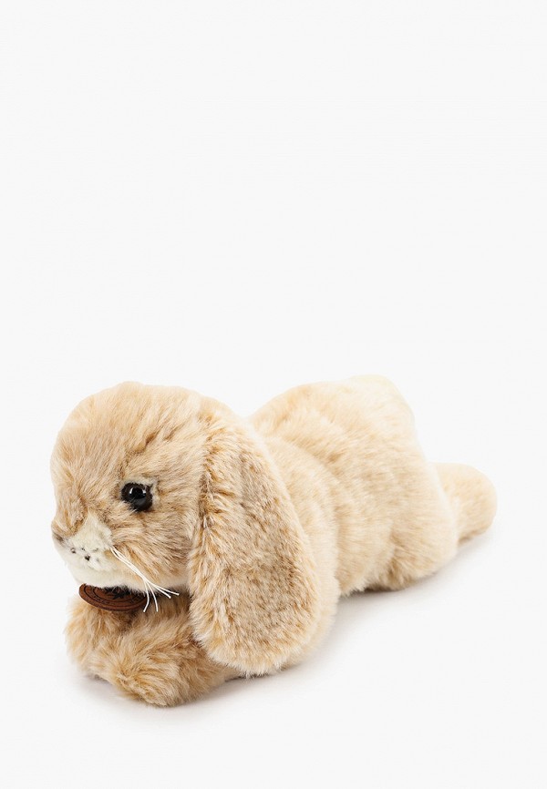 

Игрушка мягкая Anna Club Plush, Бежевый, Кролик лежит, 25 см