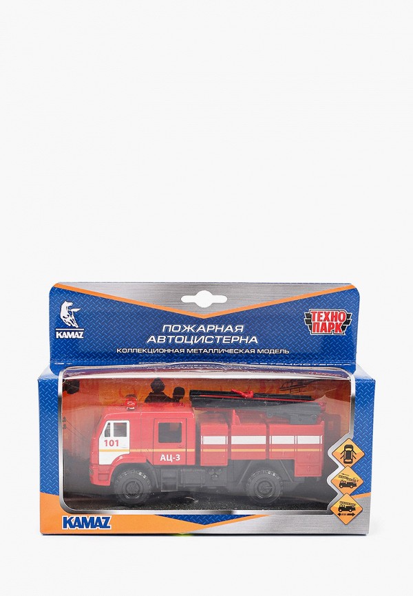 

Игрушка Технопарк, Красный, КамАЗ-43502. Пожарная автоцистерна