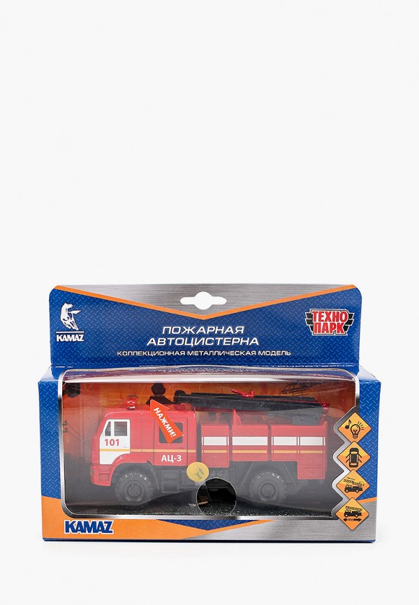 

Игрушка Технопарк, Красный, КамАЗ. Пожарная автоцистерна