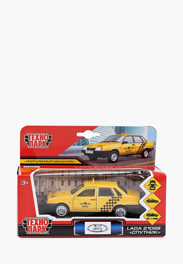 

Игрушка Технопарк, Желтый, Lada 21099 Спутник. Такси