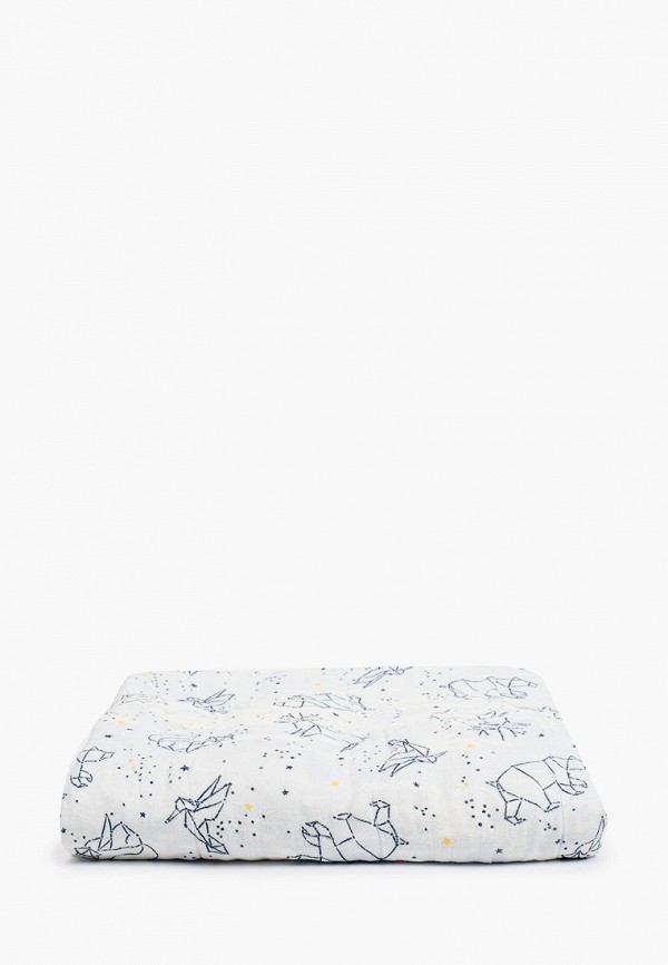 

Одеяло детское aden+anais, Белый, White label Stargaze-planet star blue,120х120см