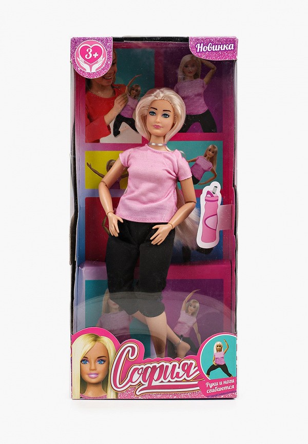 

Кукла Карапуз, Разноцветный, "София plus size. Занятия йогой", 29 см