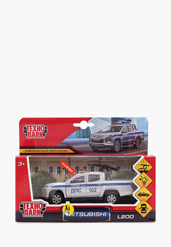 Игрушка интерактивная Технопарк "Mitsubishi L200 Pickup. Полиция", 13 см