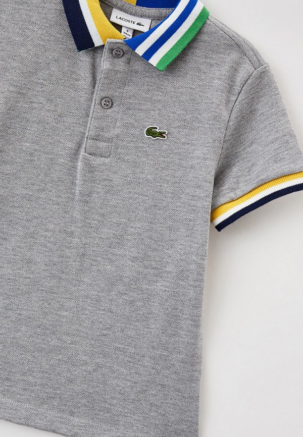 

Поло Lacoste, Серый