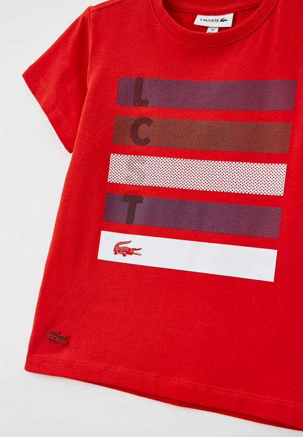 

Футболка Lacoste, Красный