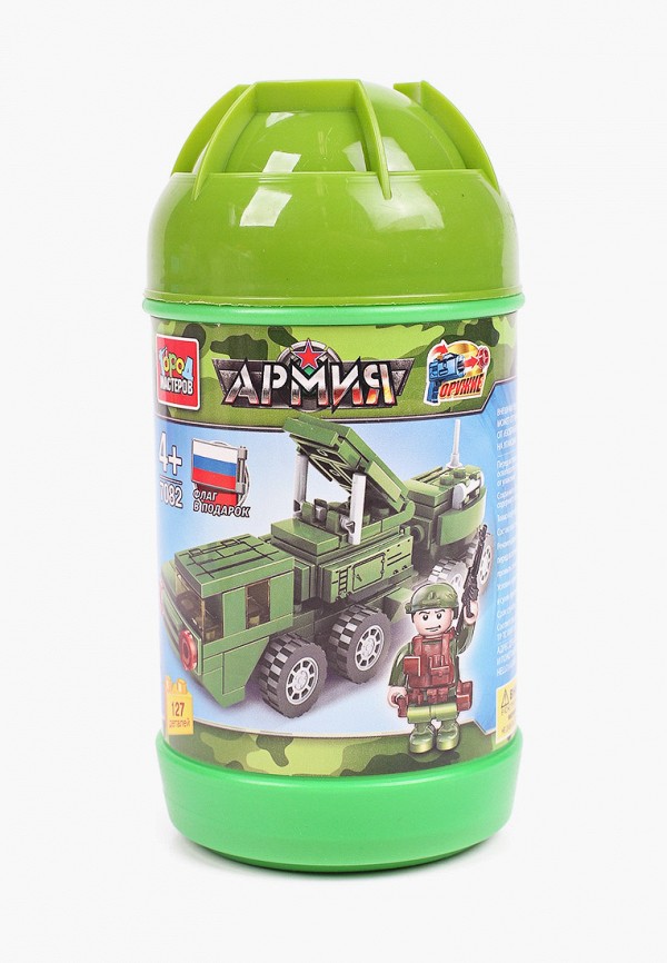 

Конструктор Город Мастеров, Зеленый, "Армия: ЗРК"