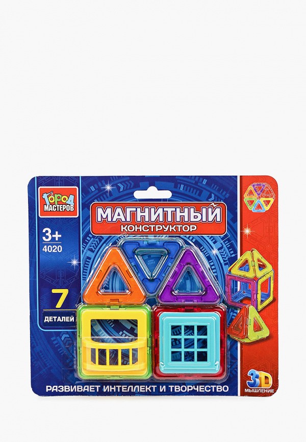

Конструктор Город Мастеров, Разноцветный, 7 деталей