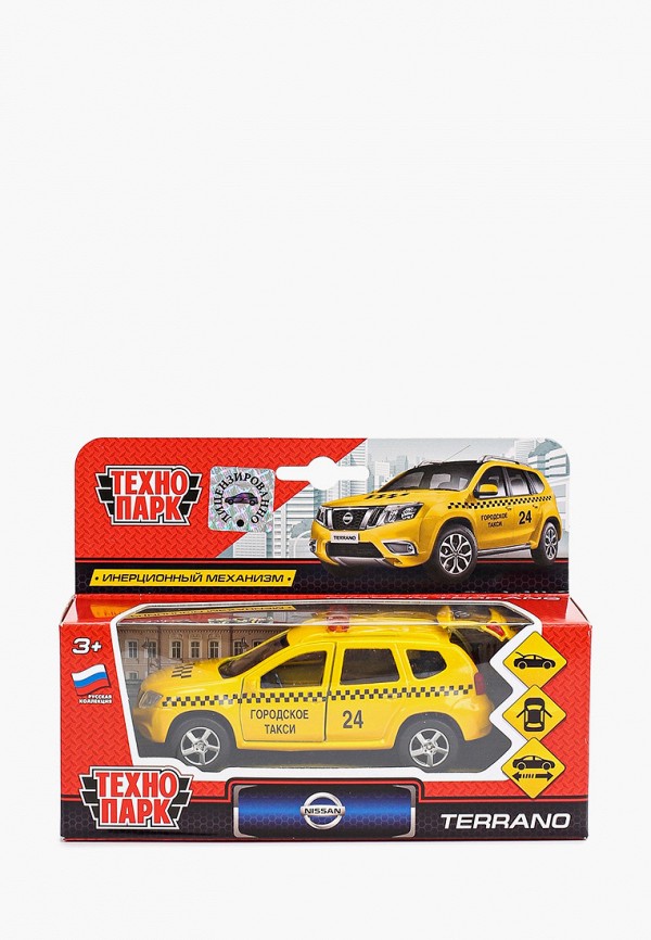 

Игрушка Технопарк, Желтый, "городское такси", 12 см