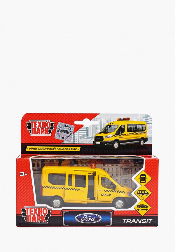 

Игрушка Технопарк, Желтый, FORD Transit "Такси", 12 см