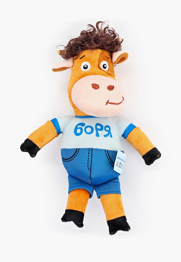 

Игрушка интерактивная Мульти-Пульти, Разноцветный, "Теленок Боря", 21 см