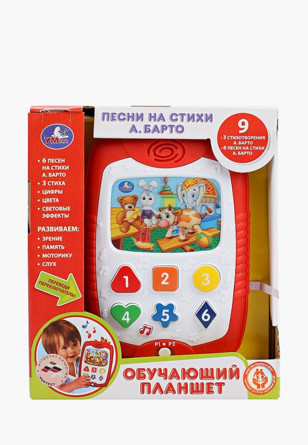 

Игрушка развивающая Умка, Разноцветный, "Обучающий планшет"