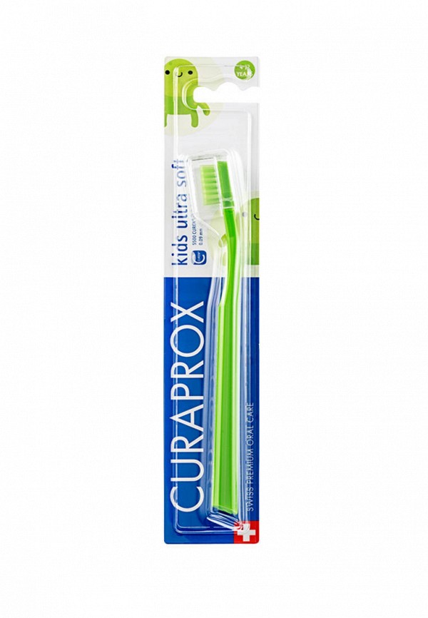 

Зубная щетка Curaprox, Зеленый, с ультрамягкой щетиной