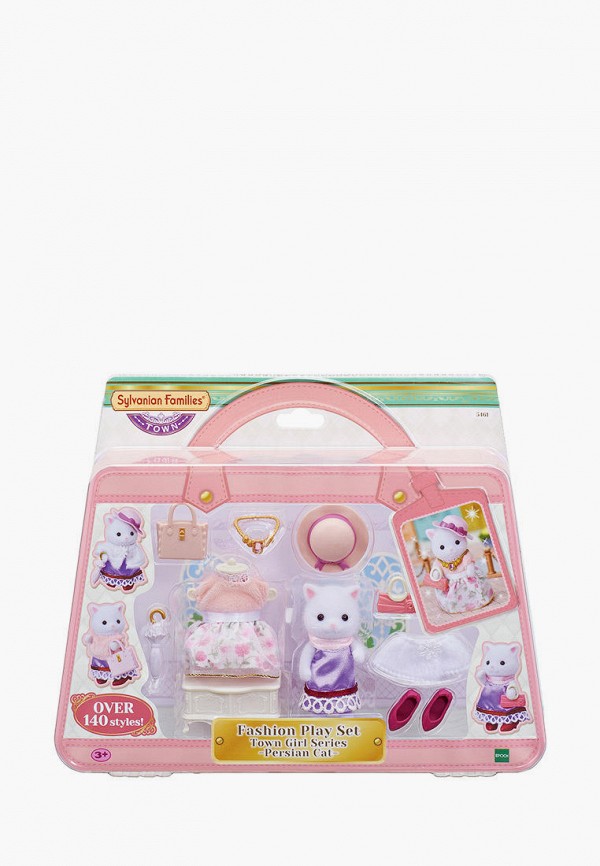 

Набор игровой Sylvanian Families, Разноцветный, Персидская кошка модница в городе и ее гардероб