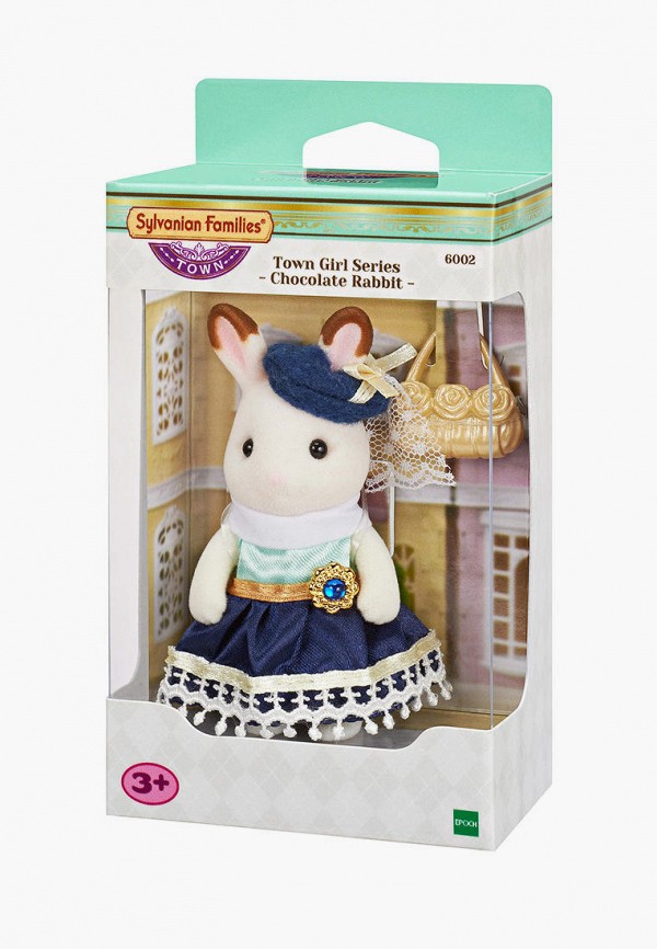 

Набор игровой Sylvanian Families, Разноцветный, крольчонок в городе