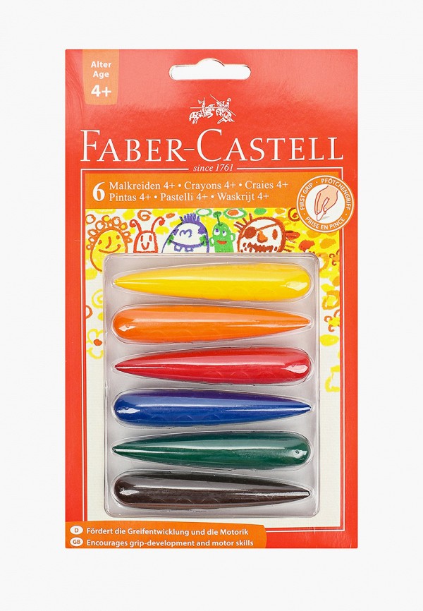 

Набор мелков Faber-Castell, Разноцветный, восковых, 6 цветов