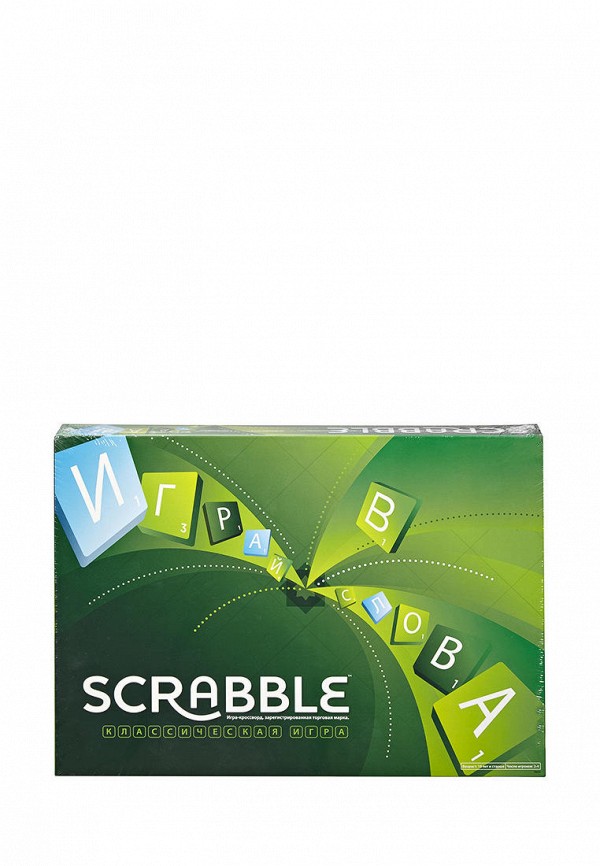 

Игра настольная Scrabble, Зеленый, Scrabble на русском языке