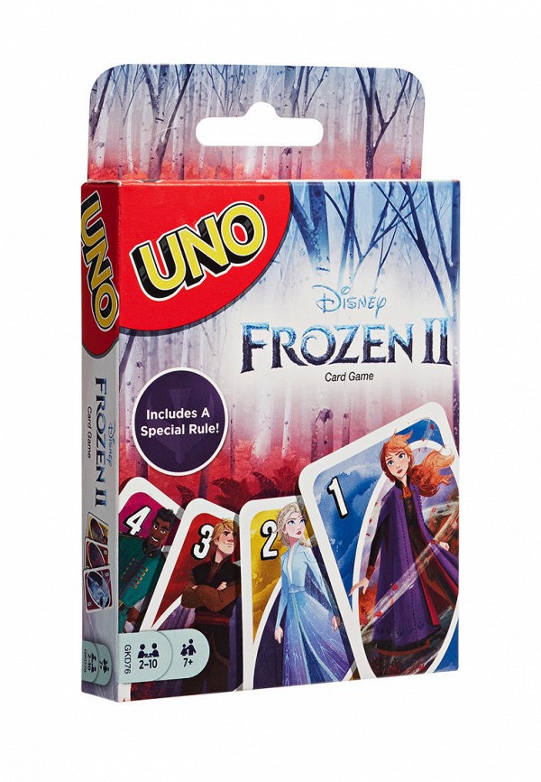 

Игра настольная Uno, Разноцветный, UNO FROZEN 2
