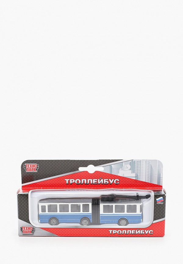 

Игрушка Технопарк, Разноцветный, "Троллейбус", 12 см