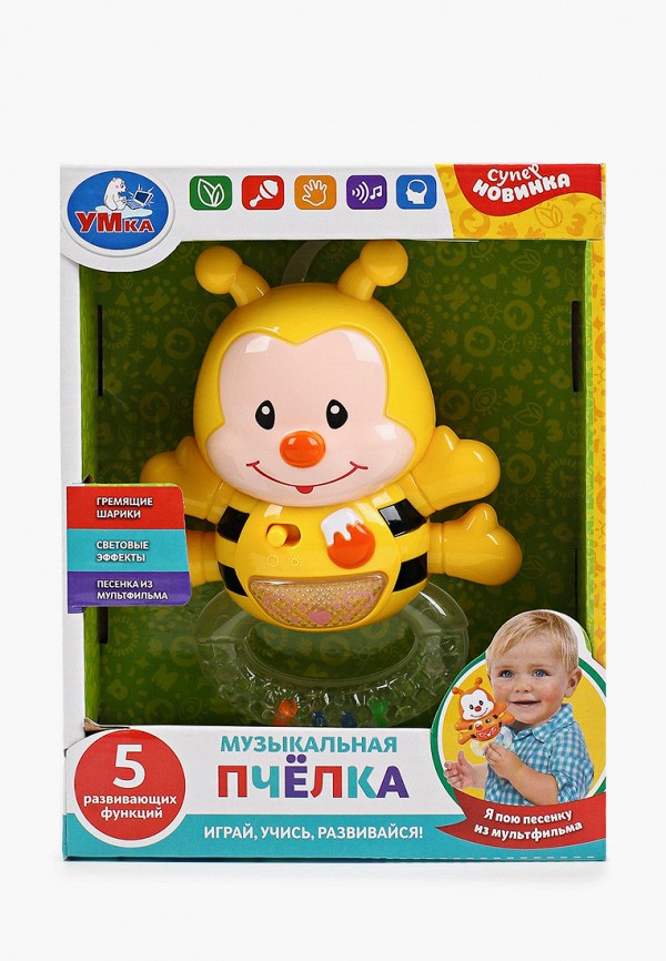 

Игрушка интерактивная Умка, Желтый, "Колыбельная для пчёлки"