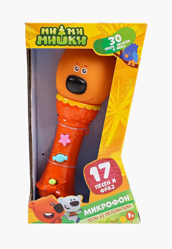 

Игрушка интерактивная Умка, Оранжевый, микрофон «Ми-Ми-Мишки»