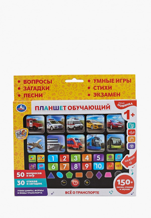 

Игрушка интерактивная Умка, Разноцветный, "Всё о транспорте", 19х22 см