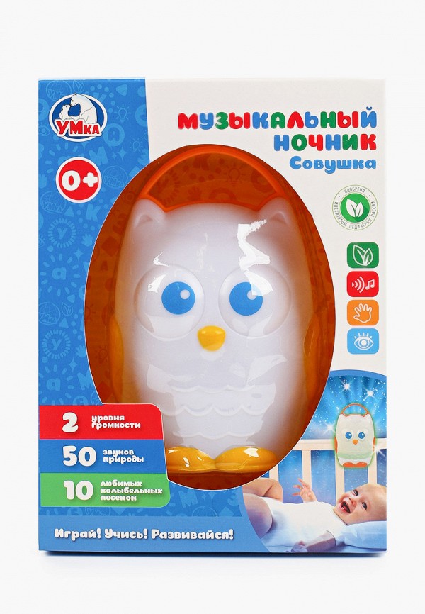 

Игрушка интерактивная Умка, Белый, "Совушка"