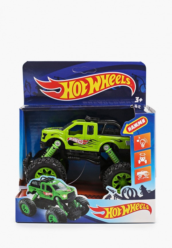 

Игрушка интерактивная Технопарк, Зеленый, внедорожник от Hot Wheels