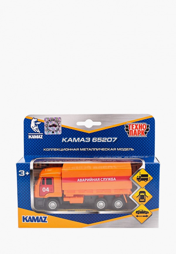 

Игрушка Технопарк, Оранжевый, «КамАЗ 65207. Аварийная служба», 12 см