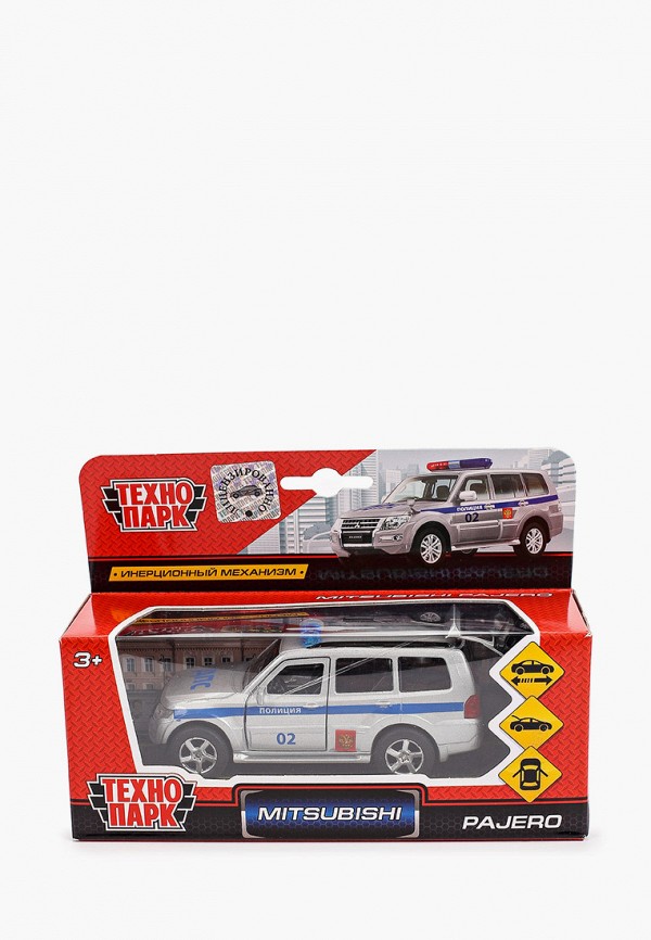 

Игрушка интерактивная Технопарк, Разноцветный, «Mitsubishi Pajero Полиция», 12 см