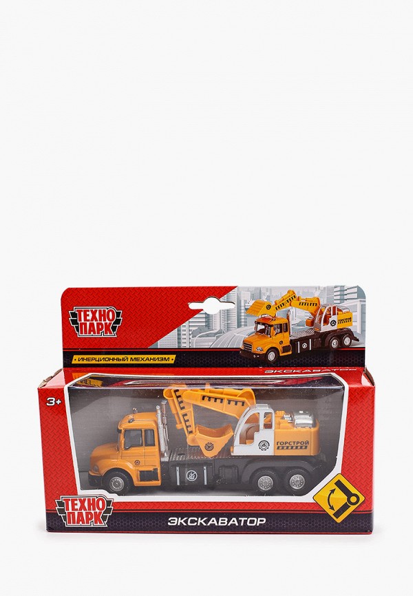 

Игрушка Технопарк, Оранжевый, «Экскаватор», 16 см