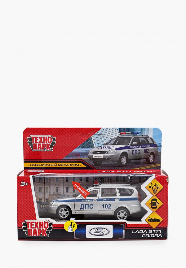 

Игрушка Технопарк, Серебряный, "Lada 2171 Priora. Полиция"