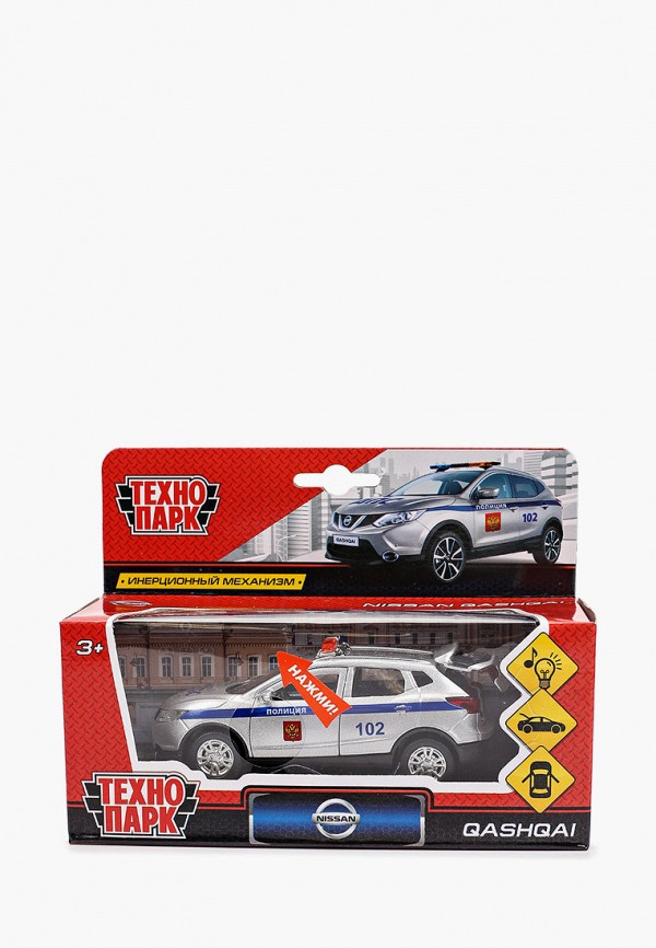 

Игрушка интерактивная Технопарк, Серый, «Nissan Qashqai. Полиция», 12 см