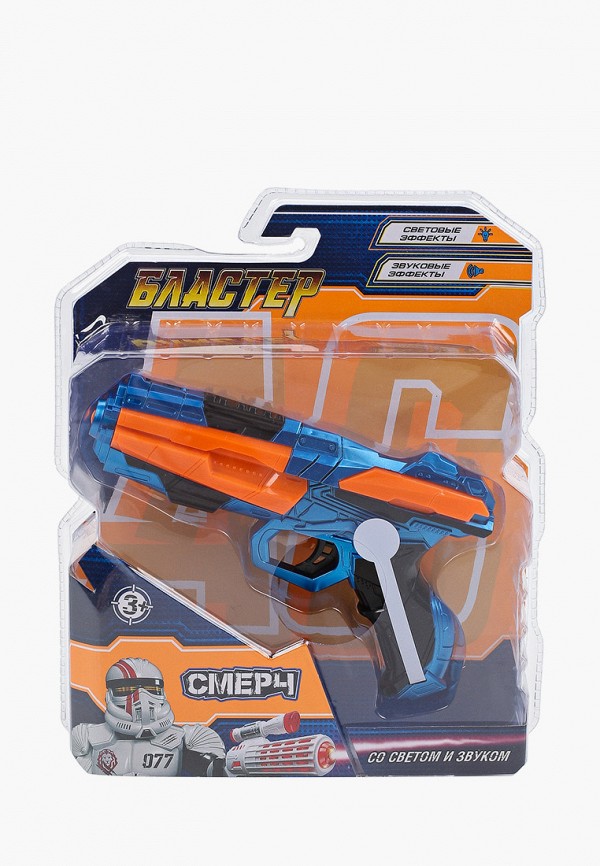 

Игрушечное оружие Играем Вместе, Синий, «Смерч»