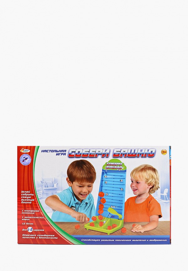 

Игра настольная Играем Вместе, Разноцветный, "Собери Башню"