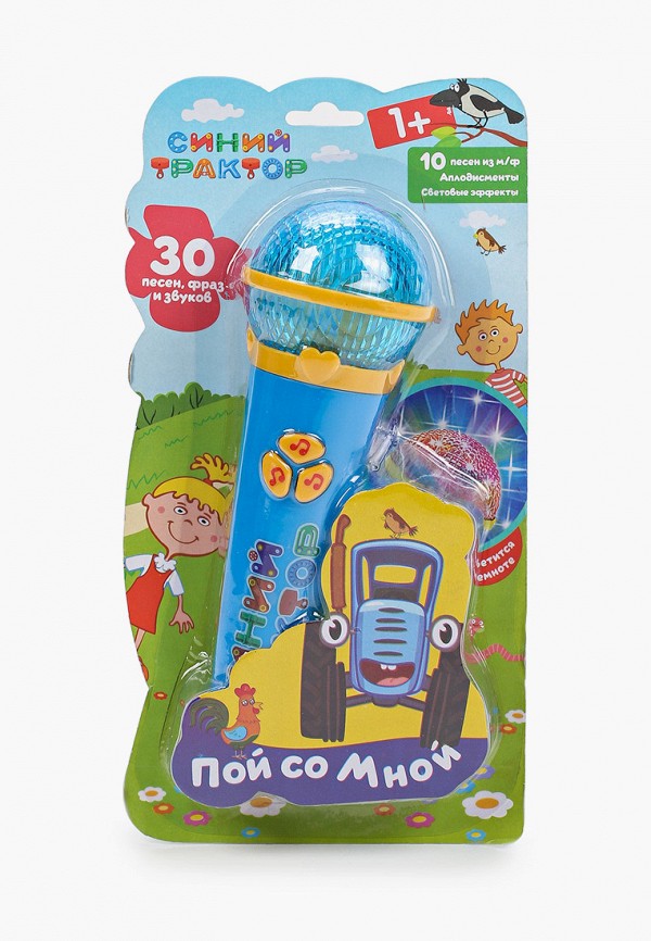 

Игрушка интерактивная Умка, Разноцветный, микрофон «Синий Трактор»