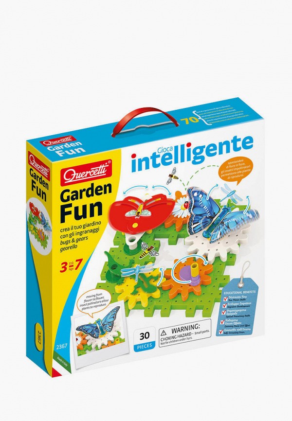 

Набор игровой Quercetti, Разноцветный, "Garden Fun", 30 элементов