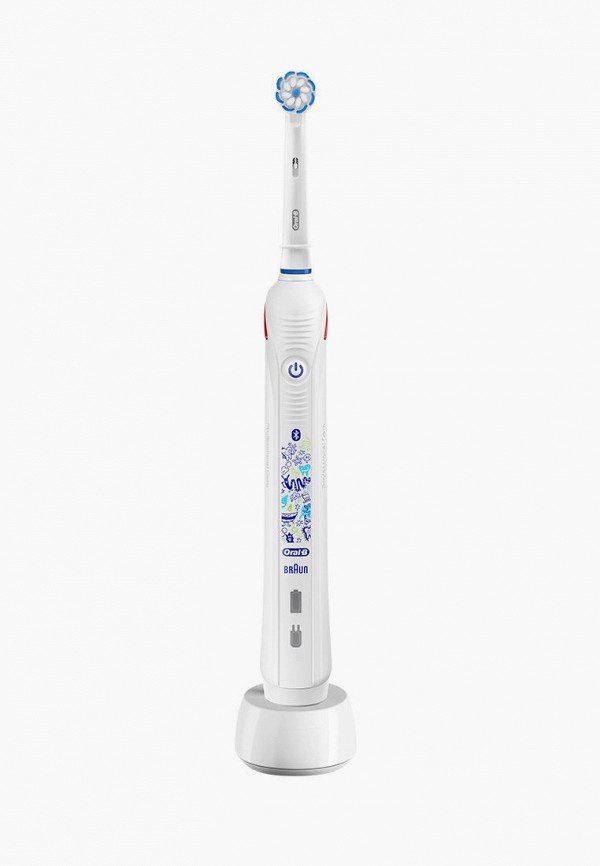 

Электрическая зубная щетка Oral B, Белый, Smart 4 Junior Sensi D601.513.3