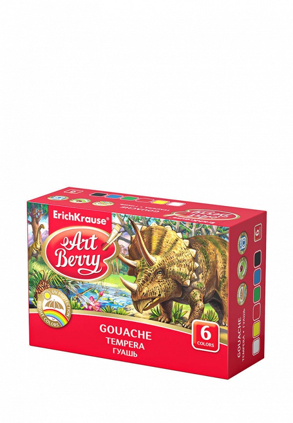 

Набор для творчества Artberry, Разноцветный, Гуашь с УФ защитой яркости, 6 цветов/20 мл