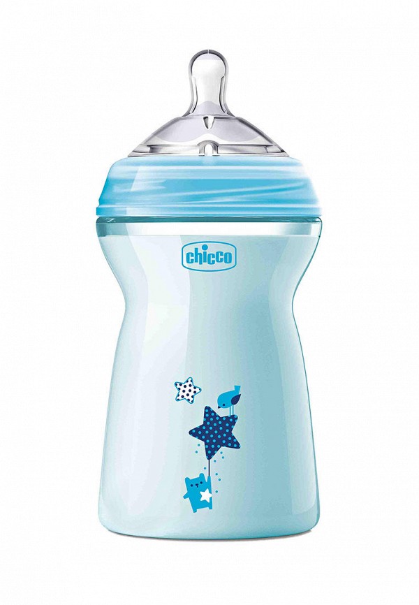 

Бутылка Chicco, Голубой, Natural Feeling 330 мл