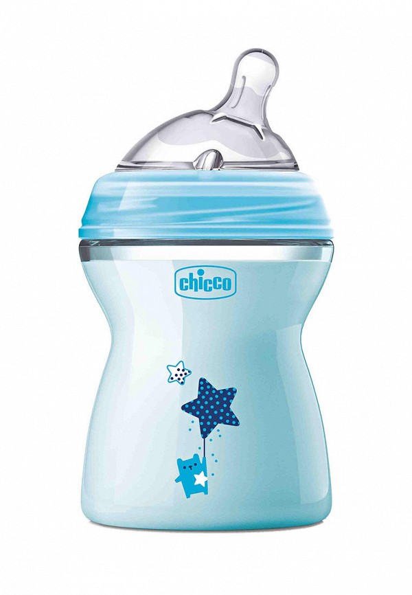 

Бутылка Chicco, Голубой, Natural Feeling 250 мл