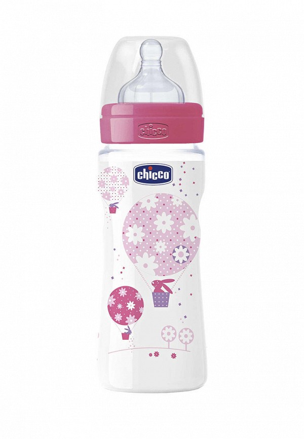 

Бутылка Chicco, Розовый, Wellbeing 330 мл