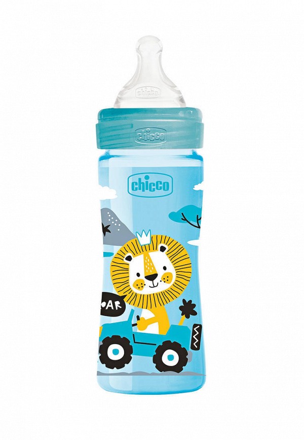 

Бутылка Chicco, Голубой, Wellbeing Anti-colic 250 мл