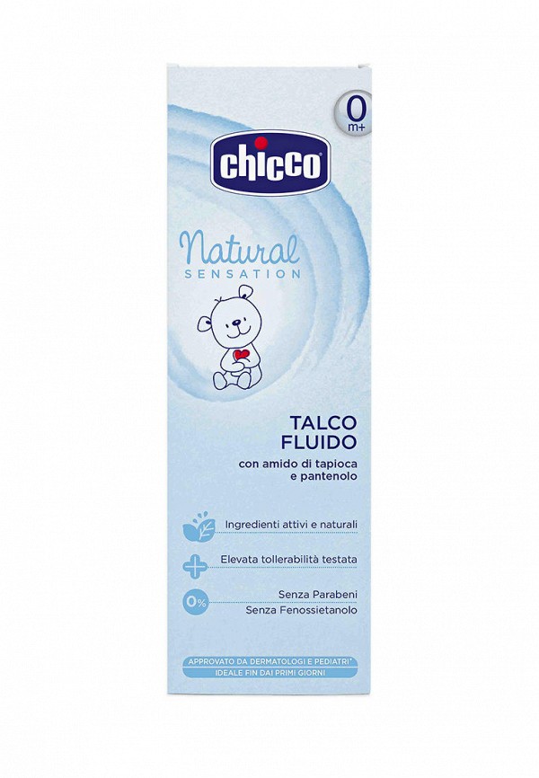 

Тальк косметический Chicco, Белый, Natural Sensation, 100 мл