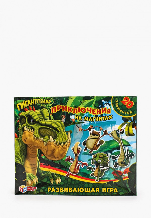 

Игра настольная Умные Игры, Разноцветный, «Гигантозавр. Приключения»