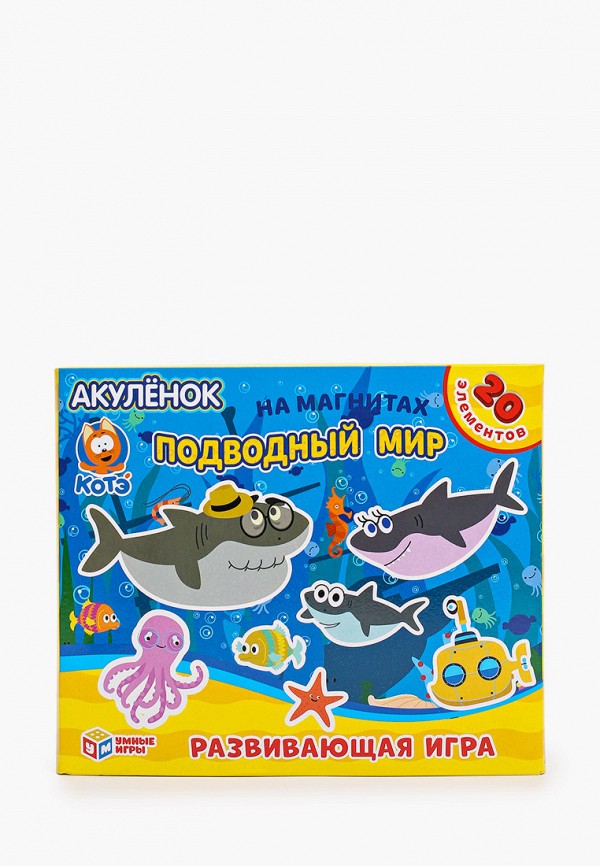 

Игра настольная Умные Игры, Разноцветный, «Котэ ТВ. Акулёнок. Подводный мир»